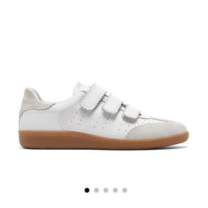 Women's White Velcro Sneakers